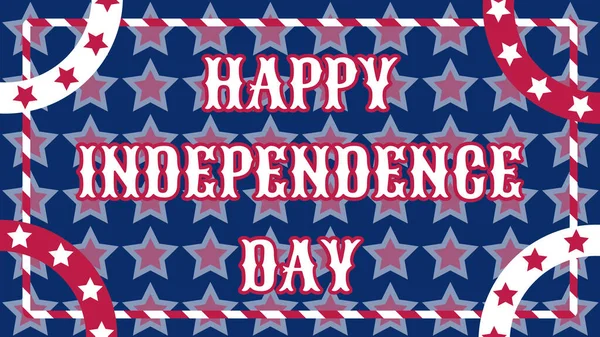 Fröhliche Grüße Zum Unabhängigkeitstag Auf Der Textur Der Nationalflagge Animierter — Stockfoto
