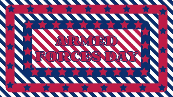 stock image armed forces day greeting in American flag texture. concept for national holiday greetings.