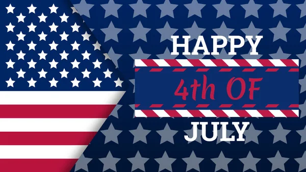 Creatief Gelukkig Juli Onafhankelijkheidsdag Concept Beeld Imago Voor Nationale Feestdagen — Stockfoto