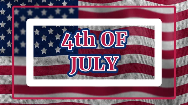 Dia Independência Julho Nos Eua Ilustração Criativa Usin Blur Tool — Fotografia de Stock