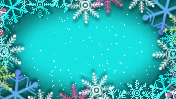 Fundo Partículas Neve Com Espaço Cópia Conceito Para Férias Natal — Fotografia de Stock