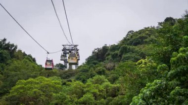 Taipei, Tayvan 'da Maokong Gondolunun zaman klibi