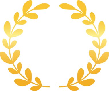 Çarpıcı altın defne çelengi mükemmel bir dairede ustalıkla yapılmış, ödül, zafer veya başarıyla ilgili projelere prestij katıyor. Başarıyı kutlamak ve şampiyonları onurlandırmak için ideal.