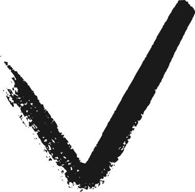 Elle çizilen kontrol işareti tamamlanma, anlaşma veya onaylama için güçlü bir görsel temsil sağlayarak, olumlu bir başarı mesajı iletir