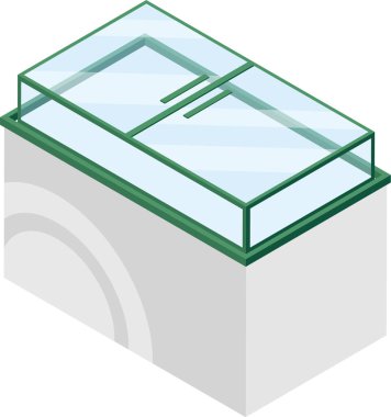 Buzdolabında sürgülü cam kapılar taze ürünler için ideal sıcaklığı sağlıyor ve modern bir süpermarket ortamında alışveriş deneyimini geliştiriyor.