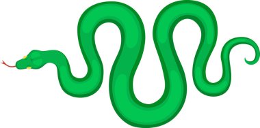 Dalgalı yeşil yılan zarif bir şekilde sürünerek çatallı dilini sergilerken aynı zamanda canlı ortamında dinamik hareket eden bir sürüngenin büyüleyici ve sinsi bir temsilini yaratıyor.