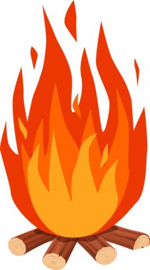 Ahşap kütüklerin üzerinde yüksek alevlerin dans ettiği, sıcak ve davetkar bir atmosfer yaratan şenlik ateşi arkadaşlarımız ve ailemizle kamp yapmak için ideal.