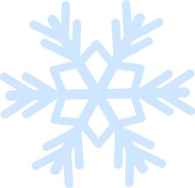 Açık mavi kar tanesi, altı simetrik dalla kışın ve Noel 'in özünü yakalıyor. Soğuk hava ve donmuş suyu çağrıştıran bu narin tasarım mevsimsel güzelliği temsil ediyor.