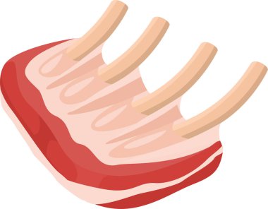 Pirzola kemikli çiğ kuzu pirzola, ızgara, kızartma ya da tava kızartma için mükemmel, her yemek için lezzetli ve hassas bir yemek deneyimi sunar.