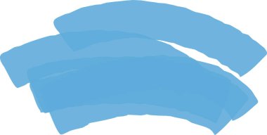 Üst üste binen üç açık mavi fırça darbesi, geniş bir kopya alanı sunan soyut desenli bir arka plan oluşturur. Pürüzsüz, canlı tasarım unsuru sakinlik ve sükuneti çağrıştırıyor.