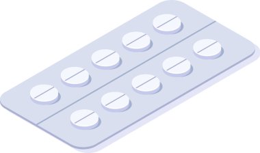 Ayırıcı çizgileri su toplayan beyaz yuvarlak haplar basit ama etkili bir ilaç ve sağlık hizmeti sunumu yaratıyor.