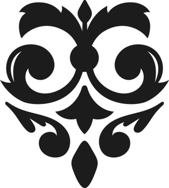 Klasik dekoratif element, karmaşık bir şekilde tasarlanmış stilize edilmiş yapraklar, zarif spiraller ve süslü çiçek motifleri, simetrik ve büyüleyici bir desen yaratıyor.