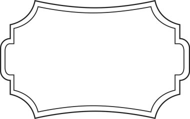 Dalgalı kenarları ve zarif kulpları olan yatay vintage çerçeve klasik bir tasarım sunar. Metin veya resimleri geliştirmek için mükemmel ve zamansız bir sofistike dokunuşla