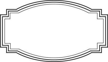 Bu zarif siyah kenar, yuvarlak köşeli ve basamaklı kenarlı eşsiz tasarımı ile bir sofistike dokunuş ekler, çeşitli tasarım uygulamaları için görsel olarak çekici bir çerçeve oluşturur.