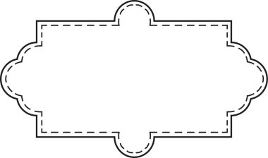 Basit dikdörtgen çerçeve, yuvarlak kenarlı, deniz taraklı tasarım ve noktalı çizgilerle klasik ve çok yönlü dekoratif bir öğe sunar.