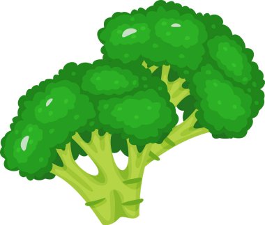 Canlı yeşil brokoli çiçekleri beyaz bir arkaplanda sergileniyor, taze ve sağlıklı görünüşlerini sergiliyorlar. Sağlıklı beslenme ve vejetaryen kavramlarını göstermek için mükemmel.