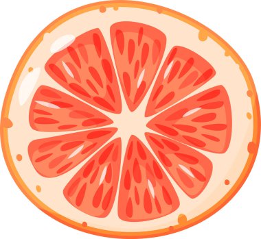 Yakından bakıldığında, sulu bir greyfurt diliminin, canlı kısımlarının ve dokulu etinin altını çizerek besleyici yiyecekleri teşvik etmek için ferahlatıcı ve sağlıklı bir görsel ideal yarattığını görüyoruz.