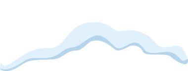 Yumuşak kar yığınları el değmemiş beyaz arka planda yumuşak kıvrımlar oluşturarak çeşitli proje ve tasarımlar için kış ve Noel temaları oluşturur. Huzurlu ve şenlikli bir atmosferi canlandırmak için mükemmel.