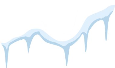 Eriyen kar örtüsü, saf beyaz bir zemin üzerinde narin buz saçakları oluşturarak kış ve Noel temalı projeler ve tasarımlar için ideal dingin bir dokunuş sunuyor.