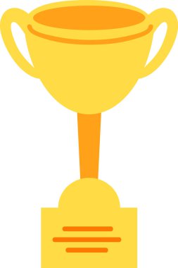 Boş etiketli parlak altın kupa, zaferi ve başarıyı yarışmada veya yarışmada kutlamaya hazır.