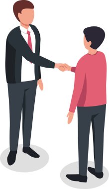 İki işadamı, başarılı bir müzakere, eşölçülü iş ve finans kavramı sonrasında el sıkışıyor veya anlaşmaya varıyor