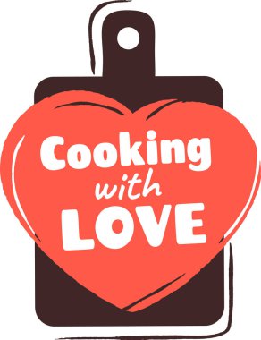 Kalp şeklinde kesme tahtası aşçılığı, aşçılık sanatının neşesini ve sıcaklığını, ev yapımı yemekler ve paylaşılan anlara duyulan sevgi ve tutkuyu temsil eder.