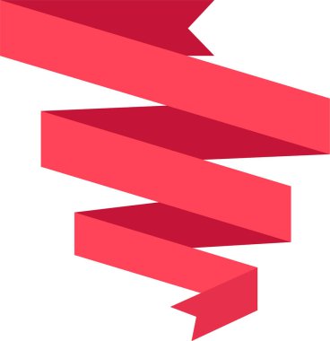 Kırmızı kurdele kıvrılıyor ve beyaz bir arkaplanda işaret ediyor. Teklif, satış veya özel duyurular için ideal. Biraz zarafet ve dinamizm katıyor.