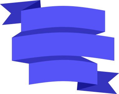 Zarif bir şekilde el sallayan mavi kurdele, başarı ve zaferi temsil eden başarı ve kutlamanın özünü yakalar ve metin veya tasarım unsurları için geniş bir alan sunar.