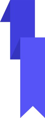 Bir kitapta yeni bir sayfa işaretleyen katlanmış köşeli mavi yer imi okuyuculara yerlerini kolayca tespit etmelerinde yardımcı oluyor ve sorunsuz bir şekilde okuma yolculuklarına devam ediyorlar.