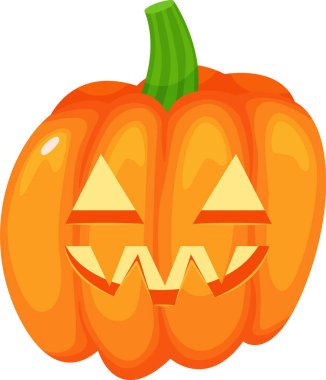 Korkunç gülümseyen bir yüze sahip balkabağı oyulmuş Cadılar Bayramı 'nın klasik bir sembolünü somutlaştırmış ve sonbahar kutlamaları için mükemmel, ürkütücü, şenlikli bir atmosfere katkıda bulunmuştur.