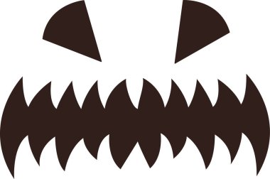 Keskin dişleri ve üçgen gözleri olan ürkütücü Cadılar Bayramı balkabağı, sonbahar kutlamaları ve Cadılar Bayramı gelenekleri için mükemmel ama tehditkar bir ortam yaratıyor.