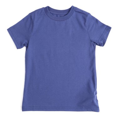 İzole edilmiş siyah tişört modeli ön görünümü