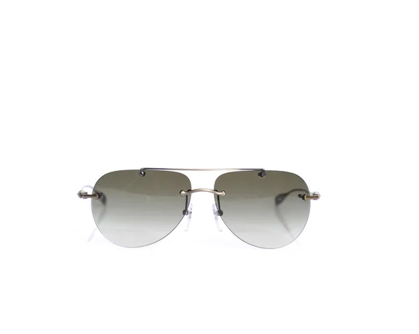 Krásné Luxusní Sluneční Brýle Izolovaných Bílém Pozadí — Stock fotografie