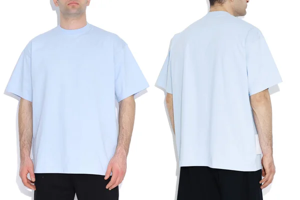 Shirt Isolada Modelo Dois Vista Lateral — Fotografia de Stock