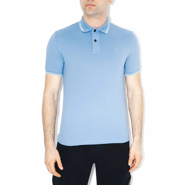 Isolerad Shirt Modell Framifrån — Stockfoto