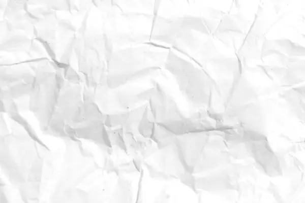 White Paper Crumpled Background — Stock Photo, Image