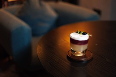 Lezzetli alkolik kokteyli.