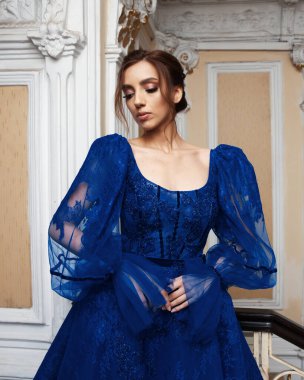 Elegant bride in a wedding dress