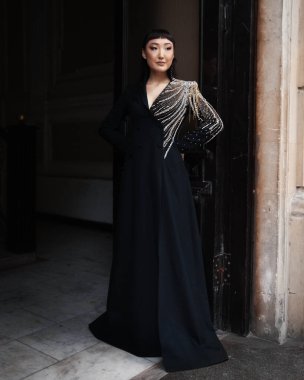 Elegant bride in a wedding dress