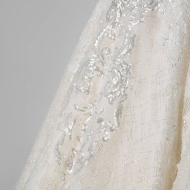 Elegant bride in a wedding dress