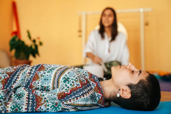 stock image Tibetan singing bowl in sound therapy