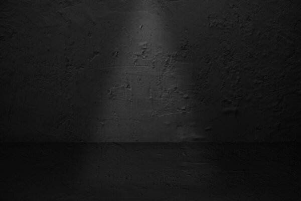 Old black background. Grunge texture. Dark wallpaper. Blackboard, Chalkboard room Wall