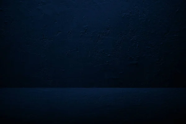 Eski Grunge Mavi Beton Desen Duvar Arkaplanı Vignette Ile — Stok fotoğraf
