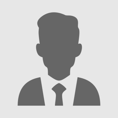 İnsan avatar ikonu. Erkek yüzü siluetleri. Bilinmeyen ya da bilinmeyen kişiler için avatar ya da profil olarak hizmet ediyorlar. Sosyal ağ vektör illüstrasyonu.