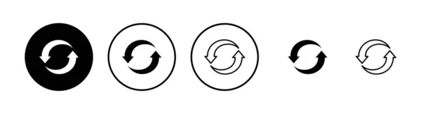 Conjunto Iconos Reciclaje Reciclar Algún Signo Embalaje Icono Del Entorno — Archivo Imágenes Vectoriales
