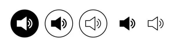 stock vector Speaker icons set. Volume icon. Loudspeaker icon vector. Audio. Sound