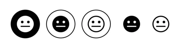Усміхнені Ікони Готові Ікона Вектора Посмішки Эмотикон Вектор Икона Емоджі — стоковий вектор