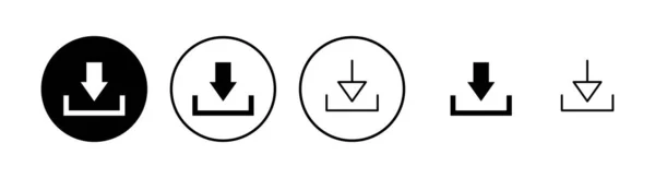 Symbole Herunterladen Vektor Symbol Herunterladen — Stockvektor