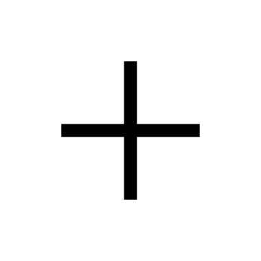 Ayrıca beyaz arkaplanda ikon izole edilmiş. Artı simge ekle. Toplama işareti. Tıbbi Artı simgesi