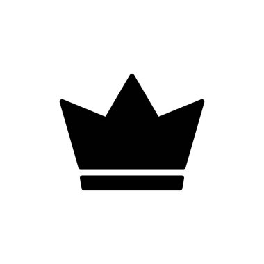 Crown Icon beyaz arka planda izole edildi. Taç sembolü. Crown vektör simgesi